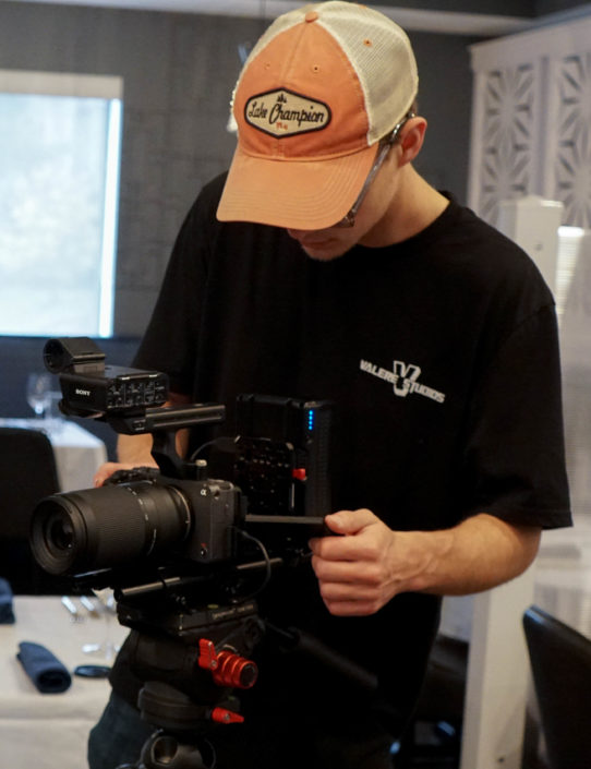 Max behind camera for Valere Studios