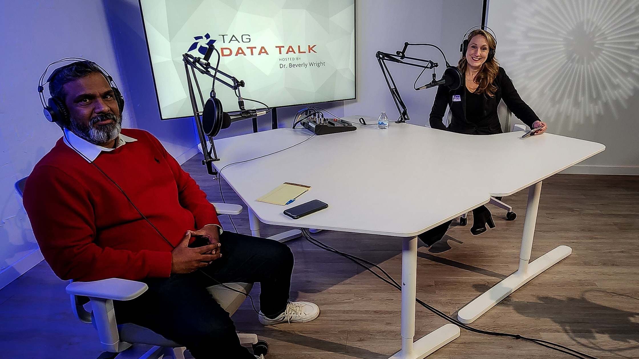 TAG Data Talk Podcast filmed at Valere Studios