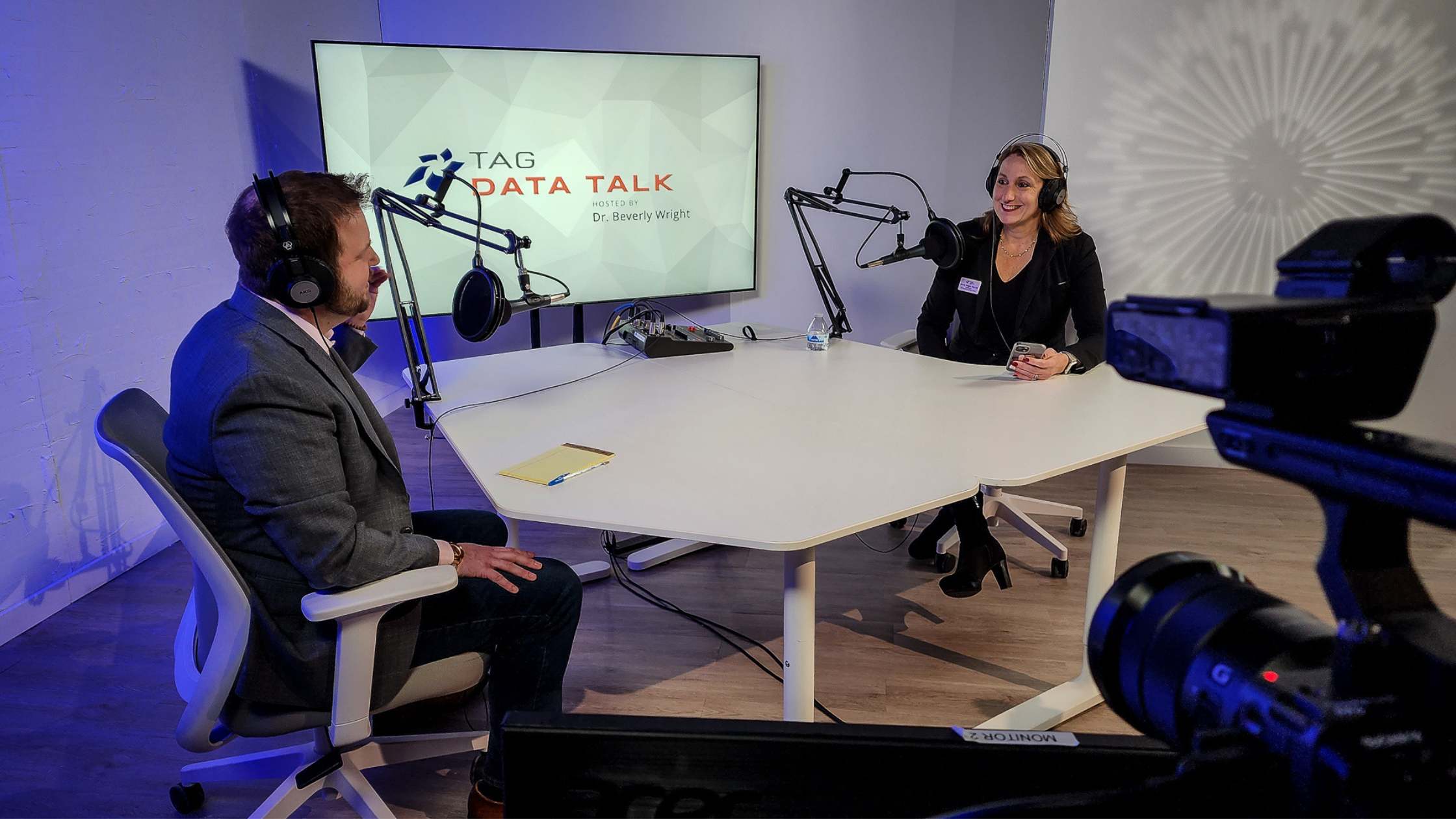 TAG Data Talk Podcast filmed at Valere Studios