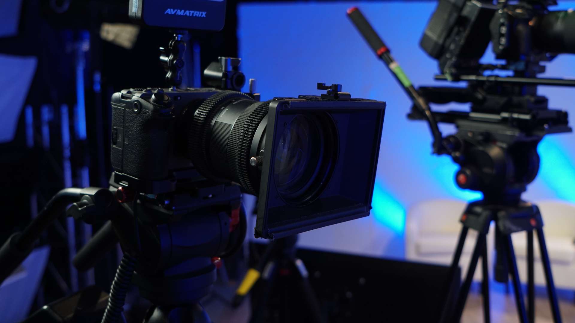 Sony FX3 used on set for altafiber shoot.