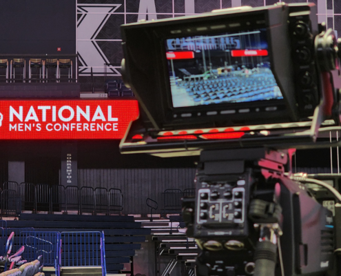 Hosted at Xavier's Cintas Center, the National Men's Conference was broadcast by Valere Studios around the world