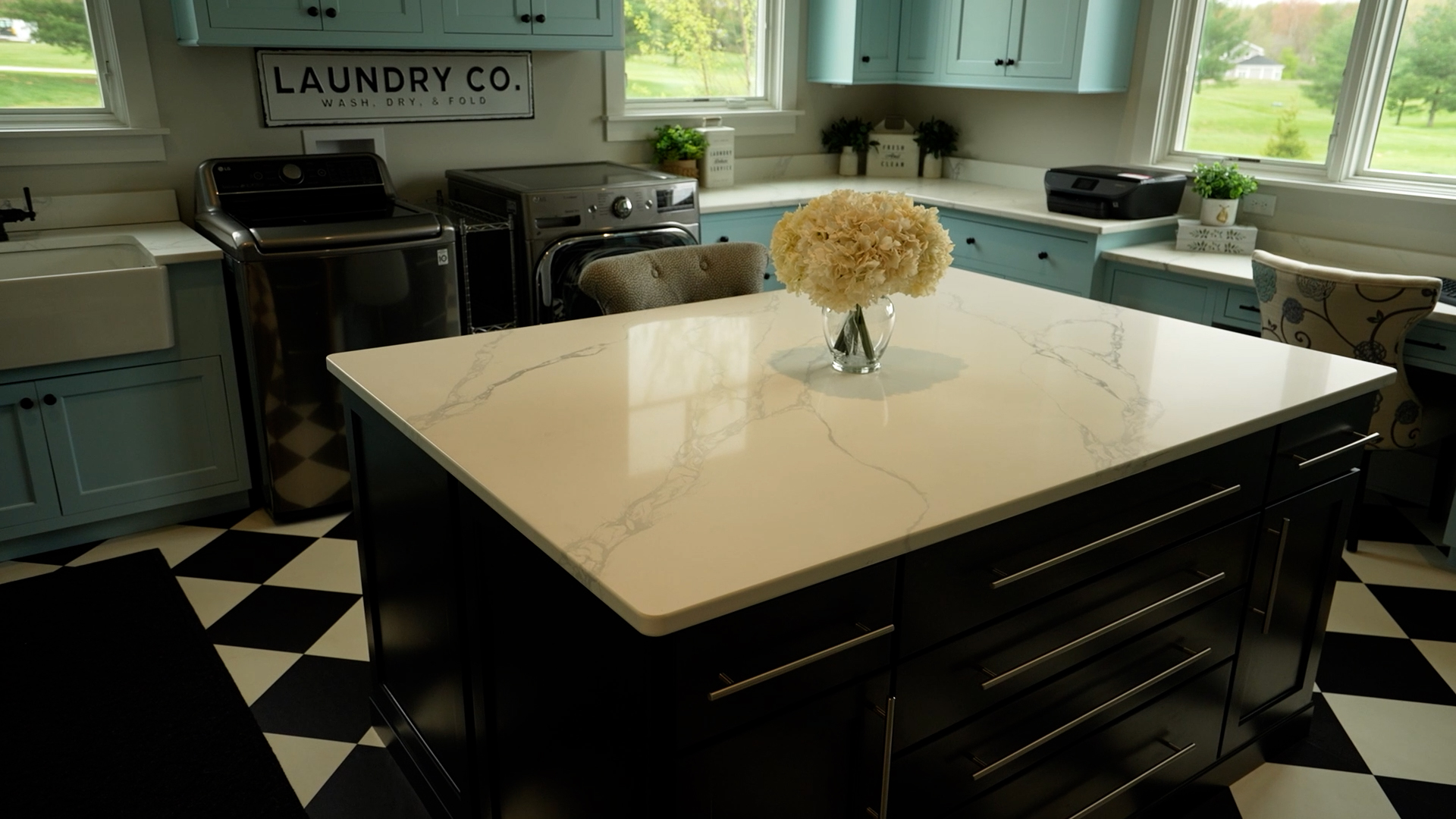 Granite example from Valere Studios video production with a remodeling company in Cincinnati